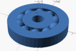 Thumbnail for the post titled: OpenSCAD – Basic Bearing